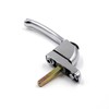 Armis Espag Cranked Window Handle - Left, Chrome, 30mm