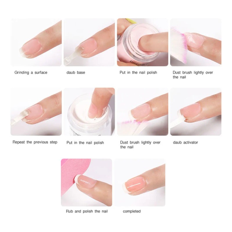 Polvo De Infilción De Uñas, Color, Polvo De Uñas, Purpurina