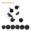 102PCS Retainer Clips Push Type Fasteners 6.3mm 8mm 9mm 10mm