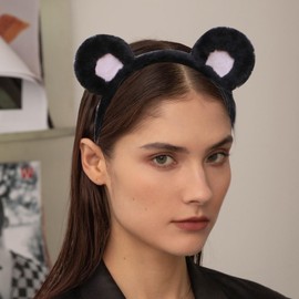 Bear Ears Care Headband,Soft Plush Bear Ear HairBand | Costume Adult Accessories Animal Ears Costume Headband For Celebration, Cosplay