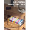 ThinkTex 26 Pockets Expanding File Folder, Upright & Open Top,