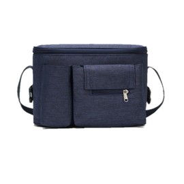 Pram Organiser, Buggy Organiser Bags, Pram Bags, Universal Pram Organiser, Pram Bag Shoulder Strap, Pram Bag Storage Bag (Blue)