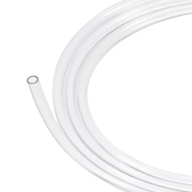 MACHSWON PVC Clear Vinyl Tubing 5mm ID 6mm OD 2m Length Flexible PVC Tubing Hose Lightweight Plastic Tubing for Water Oil Air Line