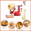 Apple Peeler Corer, Long lasting Chrome Cast Iron Apple Peeler