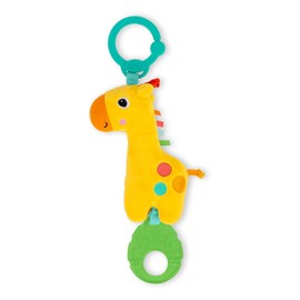 Bright Starts Tug Tunes - Juguete para cochecito y transportador, jirafa, unisex, recién nacido +