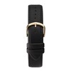 Sekonda Black and Gold Leather White Dial Strap Watch 1854