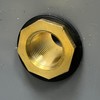 SIGURANTA Brass Bulkhead Fitting - 3/4 Inch GHT Male &