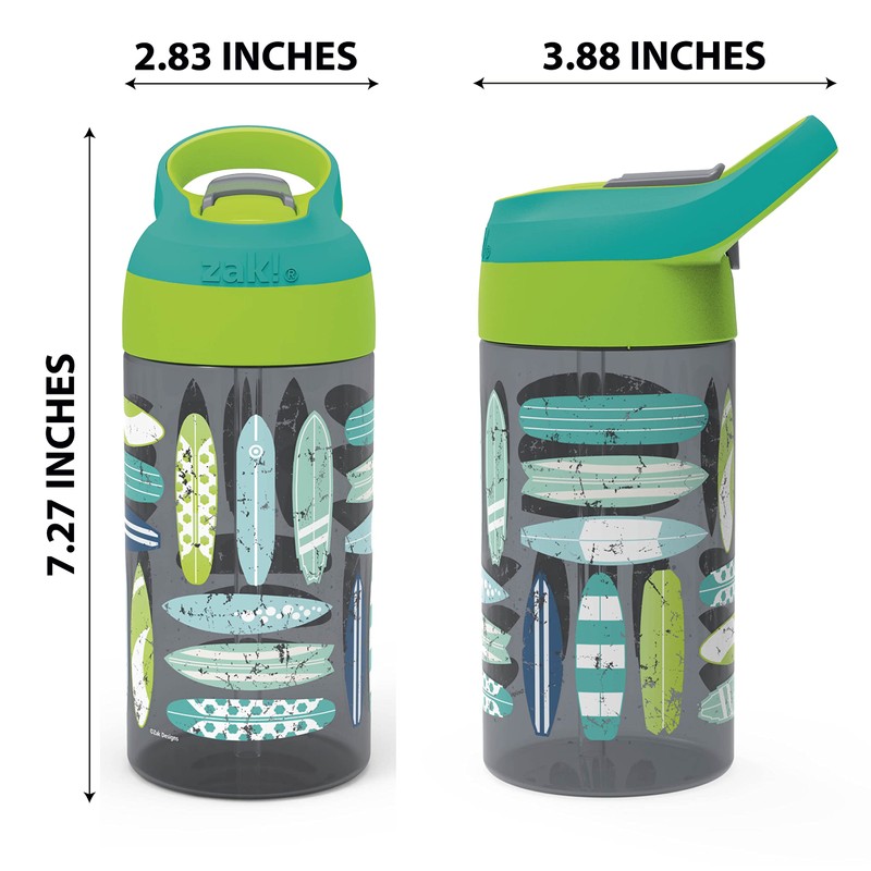 Zak Designs Riverside Beach Life - Botella de Agua para
