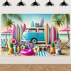 BlissYard Summer Hawaiian Backdrop Banner Summer Beach Themed Decoration 71
