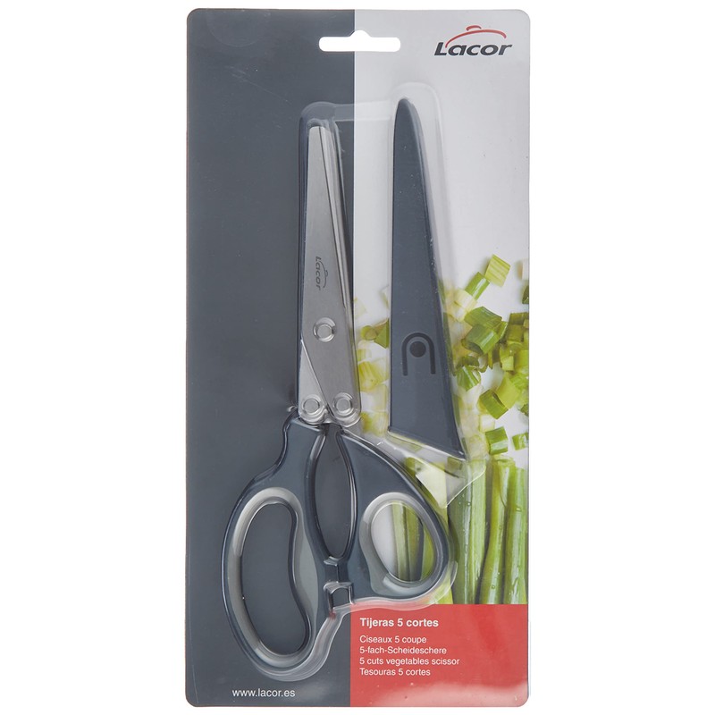Lacor 60022 5 Schneiderschere und Reinigungskamm