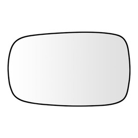 SENZEAL Spiegelglas Fahrerseite Beheizbar mit Trägerplatte für Renault Clio MK3 2005-2009 Megane MK2 2002-2008 Scenic MK2 Grand Scenic 2003-2009 7701054752 Außenspiegel Glas Ersatz Links