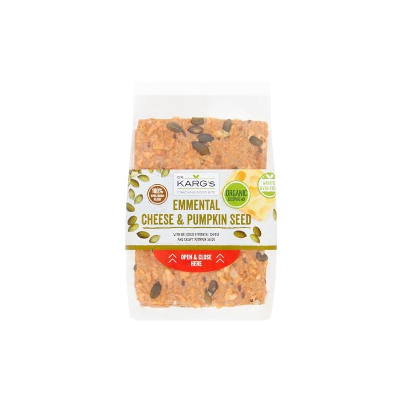 Dr Karg Organic Emmental Pumpseed Crispbread 200 g - 5