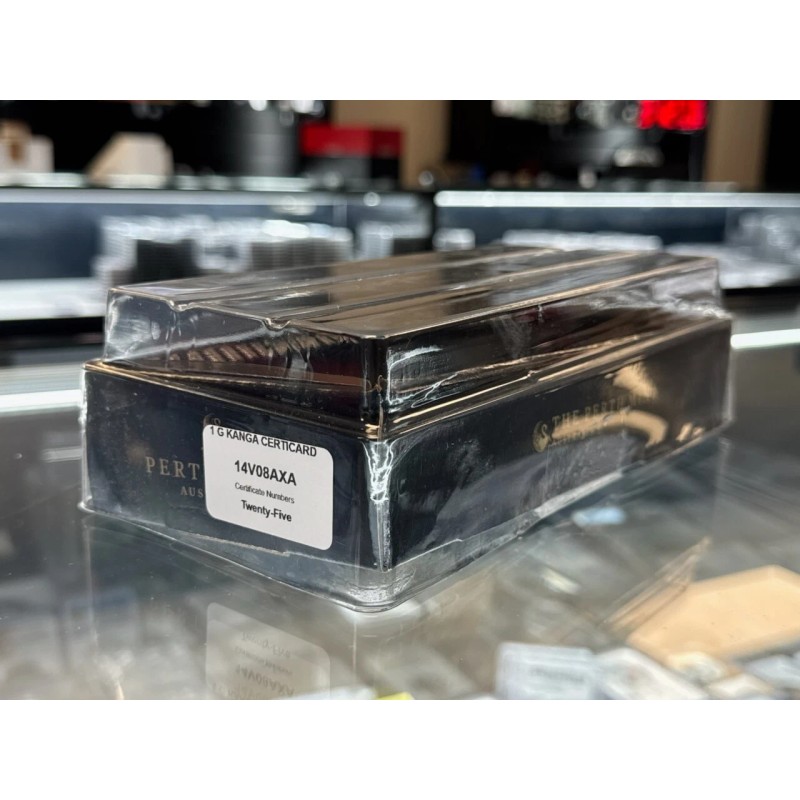 Storage Box For 25 Assay Bars PERTH MINT BLACK Box
