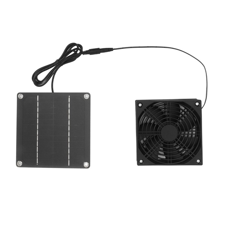 Solar Panel Fan Kit Monocrystalline Silicon 2200RPM Solar Exhaust Fan