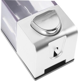 KONTONTY Bathroom Soap Dispenser Wall-Mounted Ml Hanging Soap Dispenser Easy to Press