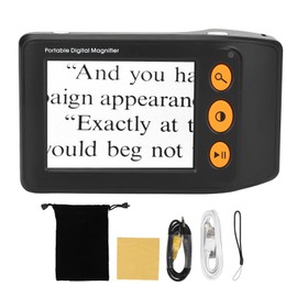 Digital Video Magnifier 8 Color Modes Take Pictures LCD Screen Electronic Reading Aids with Folding Bracket