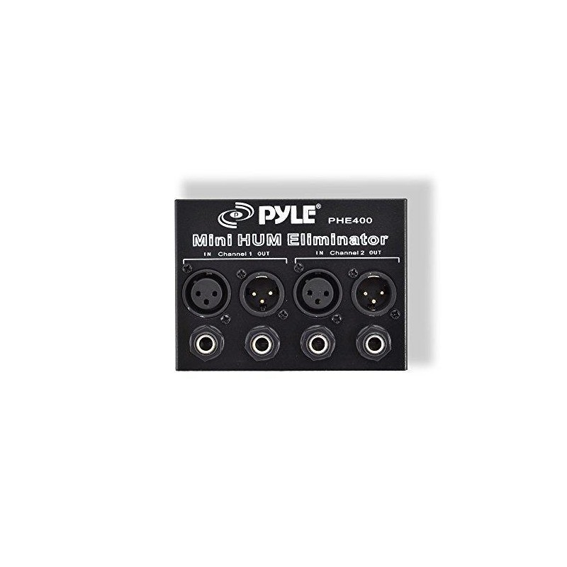 Pyle Compact Mini Hum Eliminator Box - 2 Channel Passive