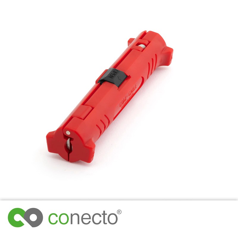 conecto SA-CC50859 Coaxial Cable Stripper Universal for All Satellite Cable