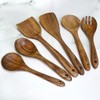 Pohex Teak Wood 12 Piece Kitchen Utensil Set with Wooden