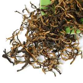 GOARTEA 2Pcs 250g / Total 17.6oz Premium Yunnan Black Tea Bags - Fengqing Dian Hong Dianhong Loose Leaf Chinese Black Tea