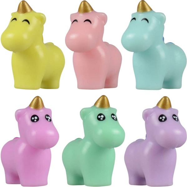 Entervending Figuritas de juguete de unicornio pequeño – cifras de unicornio 100 piezas – Regalos de fiesta de unicornio para niños – Decoración de unicornio – Decoración de unicornio