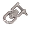 Double Jaw Shackle Professional Heavy Duty 304 Stainless Steel Rolling