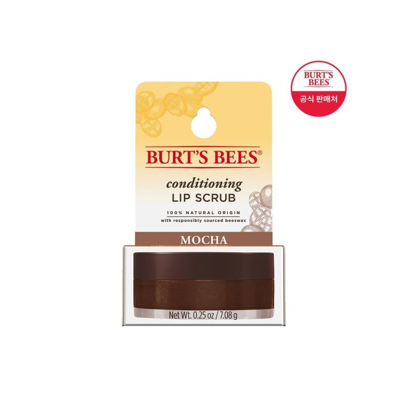 Burt's Bees 버츠비 컨디셔닝 립 스크럽 7g 모카 Burt's Bees