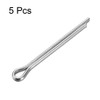 sourcing map Split Cotter Pin - 4mm x 40mm 304