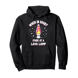 Lava Lamp Retro Aesthetic Psychedelic Groovy Vibes Pullover Hoodie
