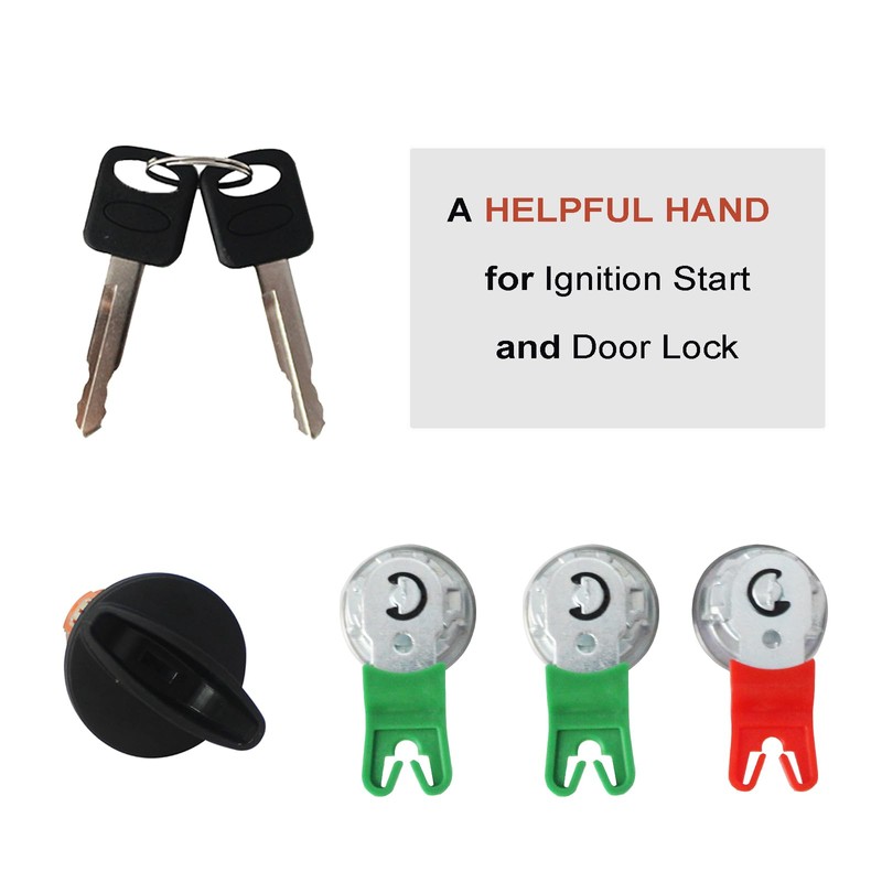 Eterpace Door Lock Cylinder & Ignition Switch Cylinder, Compatible with