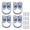 Tsnamay 4Pcs M7*60 Cross Tie Ring for Horse,Block Tie Ring