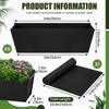 HunnmingRe 6 Pack 24 Inch Fabric Plant Window Box Liners