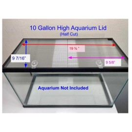 Unbranded Aquarium Lid 10 Gallon - Half Cut