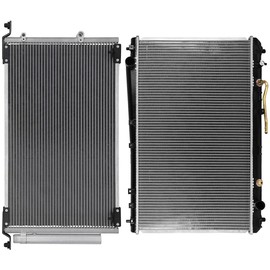 ROADFAR Aluminum Radiator Replacement 2015,2017-2020 for Dodge for Durango Plastic Radiator Auto Parts Complete radiator Radiator Engine Coolant Radiator Assembly Radiator