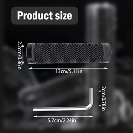 Bike Grips, Bike Handlebar Grips, Handlebar Grips, Mountain Bike Grips, For All Mountain, Enduro, Downhill,Support Thumb Pad, All Day, All Terrain, Lock On Grip Mountain Bike