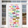 Cinrobiye Classroom Decorations Poster Stickers,When You Enter This Classroom Window