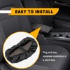 SYudwen Black Car Armrest Storage Box Lids Car Center Console