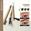 Lapiz Para Cejas,Delineador de Cejas LíQuido,Efecto 3D Waterproof,Natural Lapiz De