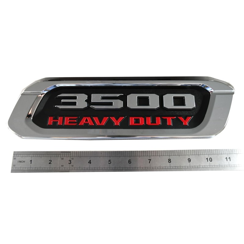 2pack New 3500 Heavy Duty Emblems Left Right Side 3D