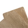 StonePlus Natural Marble Beige Travertine Tray, Pastry Cheese Tray, Dessert