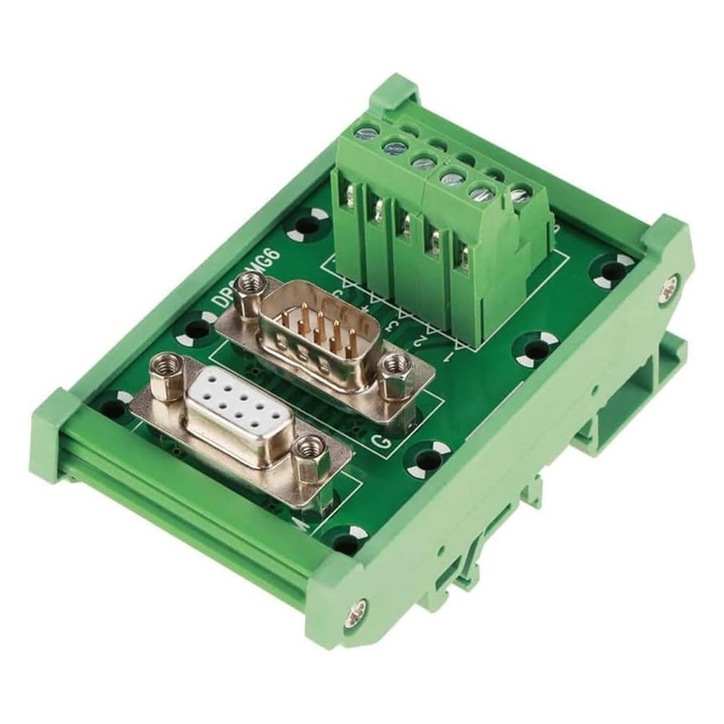 PENGLIN DB9 Male Female D-SUB Din Rail Mount Interface Module,
