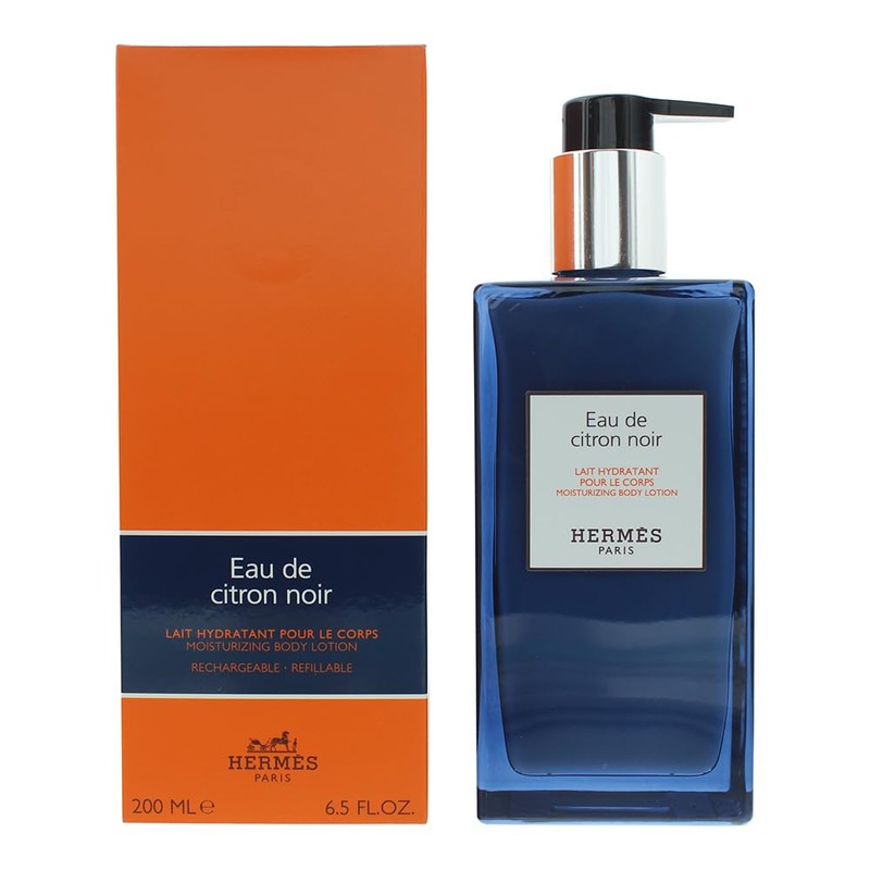 Hermes Eau De Citron Noir Refillable Moisturizing Body Lotion for