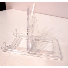 Dynamic 2 pc Acrylic Display Stand Geodes Rocks Slabs Fossils Relics Specimens 5ct by Acrylic Stands