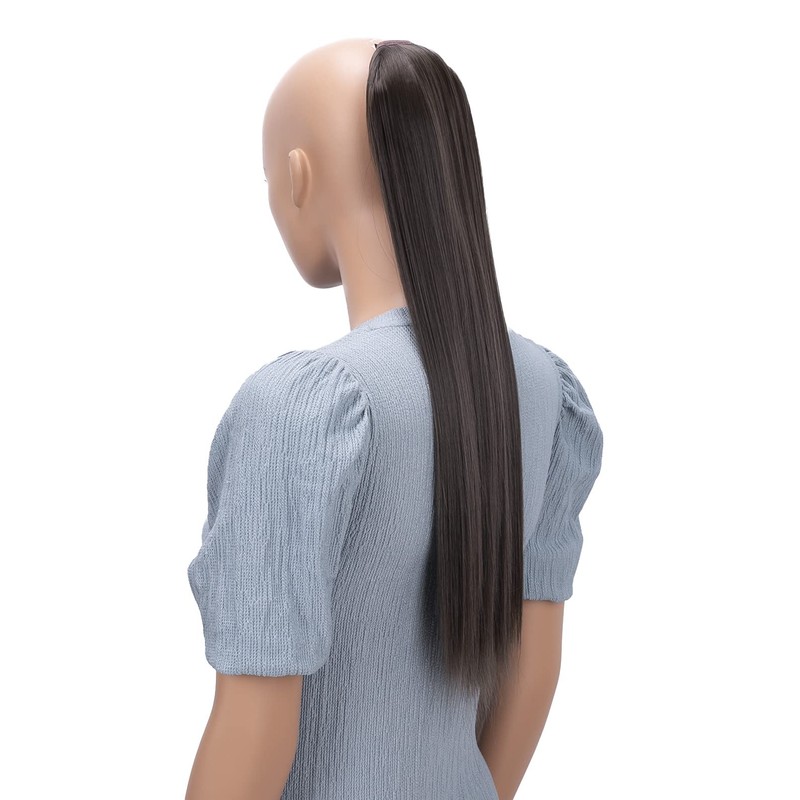 PRETTYSHOP 60 cm Hairpiece HC7, Straight Ponytail Braid Hair Extension,
