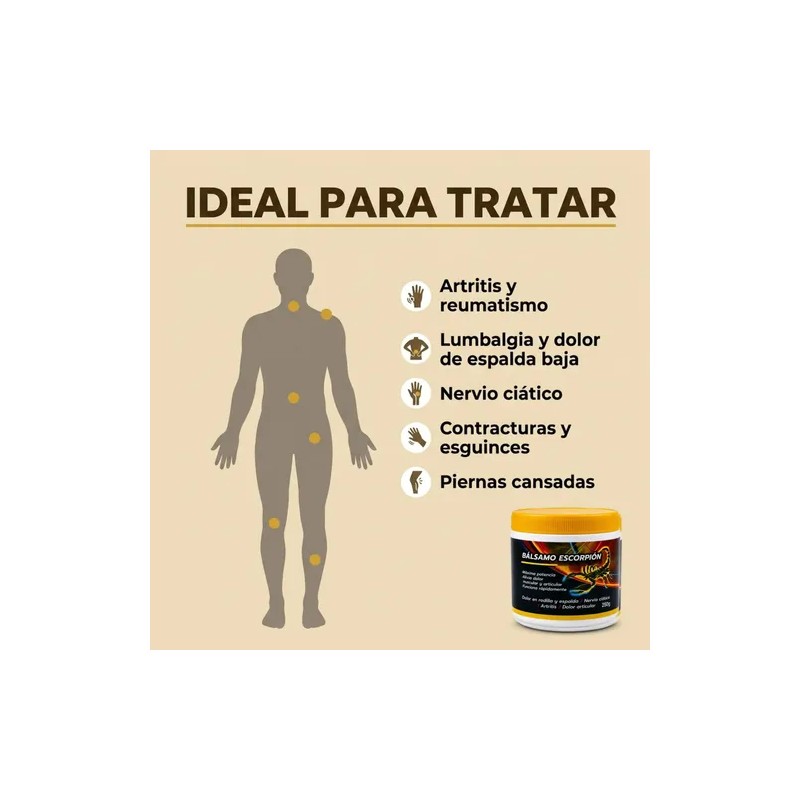 Bálsamo Escorpión Pomada Muscular 250g 3 Pack + Regalo