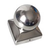 Sunload Post Cap Stainless Steel Square with Ball Pack of
