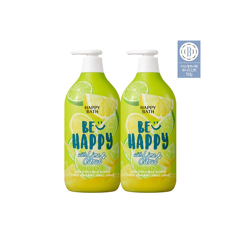 Happy Bath Smile Body Wash 900g 2-pack (Option) - 03