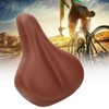 7010 PVC Leather Shock Absorption Bicycle Saddle Thicken Widen Cushion