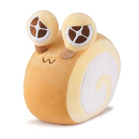 GUGUMAO Cute Snail Plush Toy, Snail Stuffed Animal Creative Plush Toy Fusion Cream Roll, Home Car Decoration, Gift for Kids (Yellow)