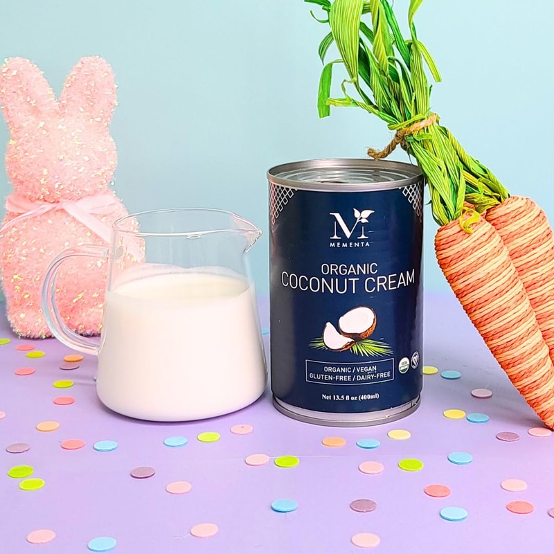 Mementa Inc Organic Coconut Cream 400 ml Can (Pack of